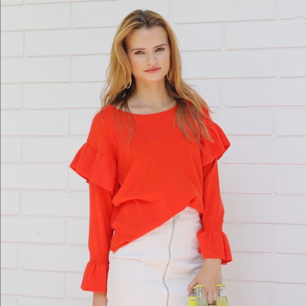 Parker Ruffle Sweater